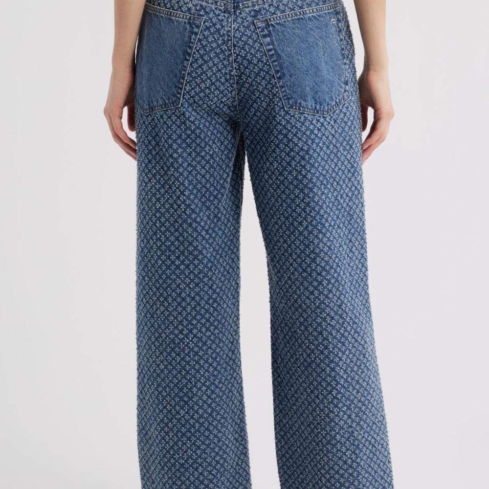 rag & bone Blue Patterned distressed Jeans